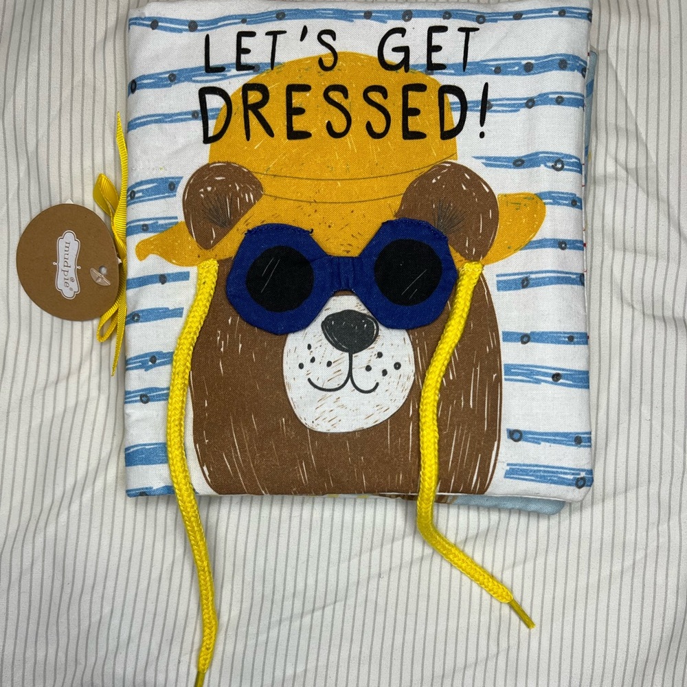 Mud Pie Let’s Get Dressed Book